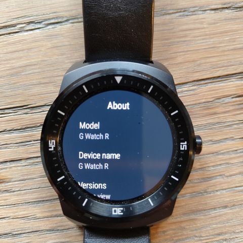 Smartklokke LG G-Watch R