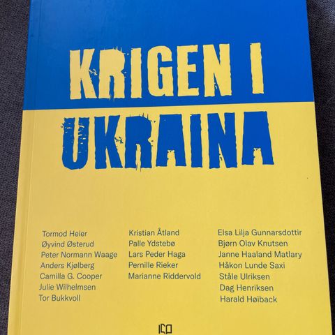 Boken krigen i Ukraina selges