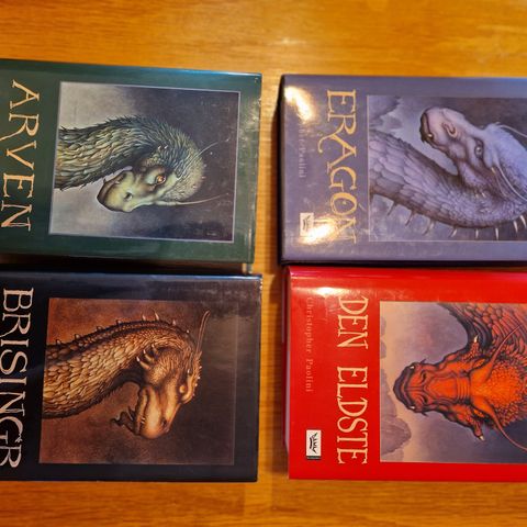 Eragon serien i hardcover (4 bøker)