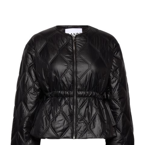 Ganni Shiny Quilt Jacket