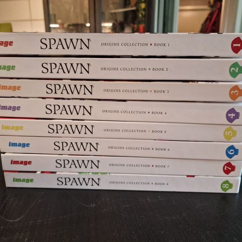 Spawn books Hard Cover Origins Edition Collection 1-8
