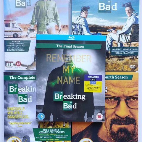 Komplett "Breaking Bad" på DVD/Bluray