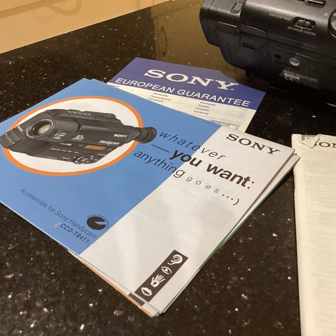 video Sony handy cam Video 8xR 160x digital zoom Til salgs