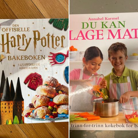 2 bøker om mat for barn