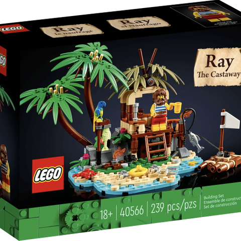 LEGO 40566 Ray the Castaway uåpnet