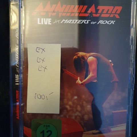 ANNHILATOR    LIVE DVD