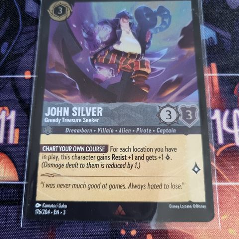 John Silver - Greedy Treasure Seeker  coldfoil - Into the Inklands (3)