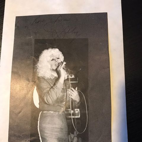 Autograf - Dolly Parton