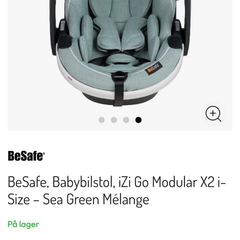 BeSafe, Babybilstol, iZi Go Modular X2 i-Size – Sea Green Mélange