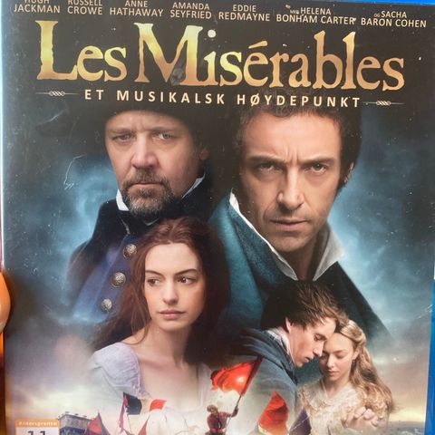 Les Miserables (Norsk tekst) Blu ray