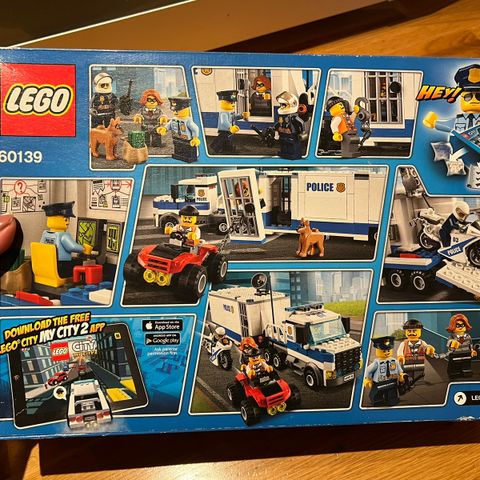 Selge ny Lego city Police.  60139