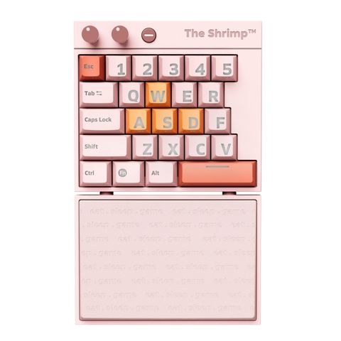 Ny/ubrukt The Shrimp Model 1 mekanisk gamingtastatur (pinkey)