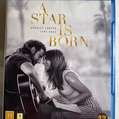 A Star Is Born (Blu-Ray - 2018 - Bradley Cooper) Norsk tekst.