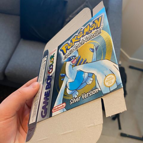 Nintendo pokemon silver boks (ubrettet)