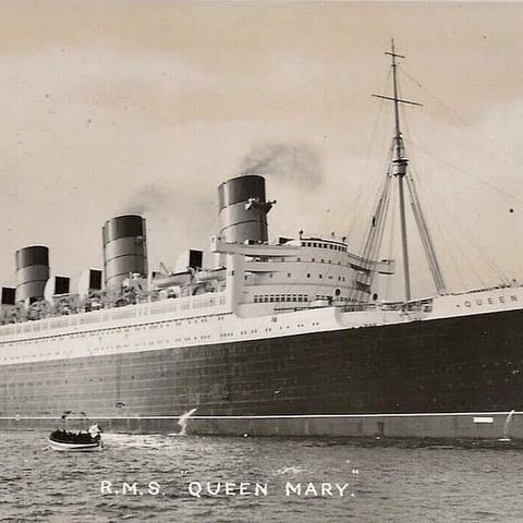 Tegninger: RMS Queen Mary, liner
