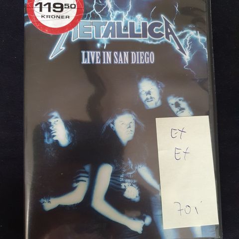 METALLICA   DVD 1992