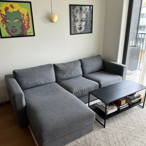 Vimle 3seter sofa med oppbevaring