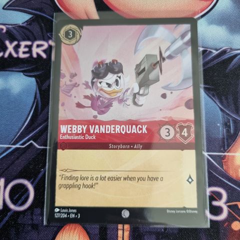 Webby Vanderquack - Enthusiastic Duck cold foil - Into the Inklands (3)