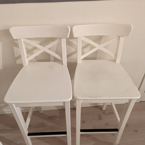 Ikea  INGOLF barstol 2 stykker