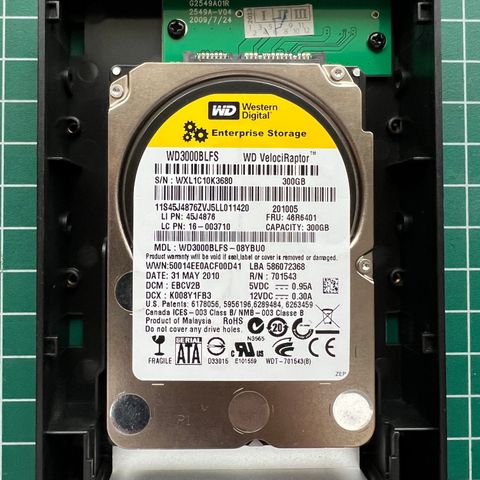 (GI BUD) Western Digital VelociRaptor 300GB (WD3000BLFS)