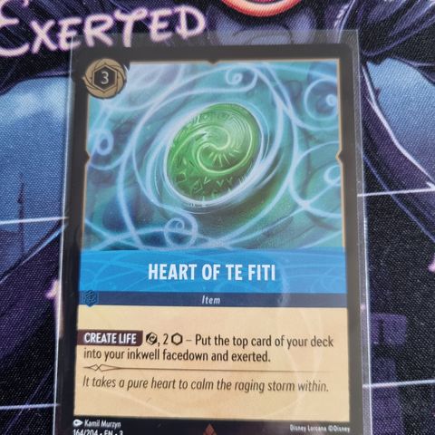 Heart of Te Fiti cold foil - Into the Inklands (3)