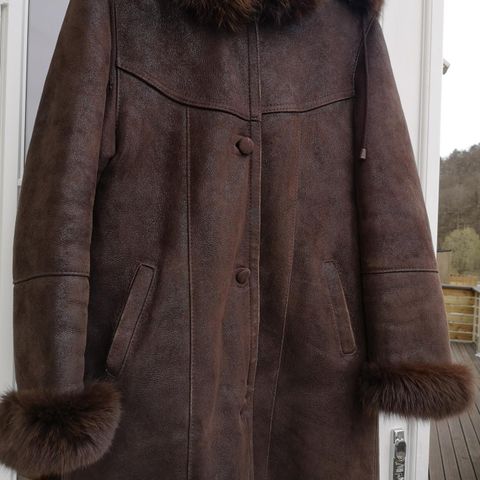 Ekte vintage shearling