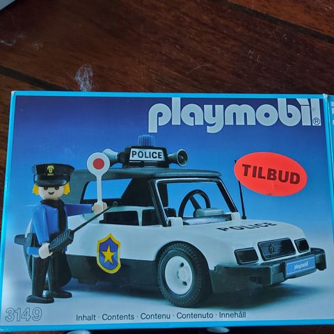 Playmobil 3149 politibil