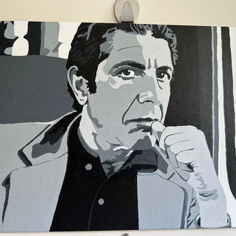 Leonard Cohen Acrylic