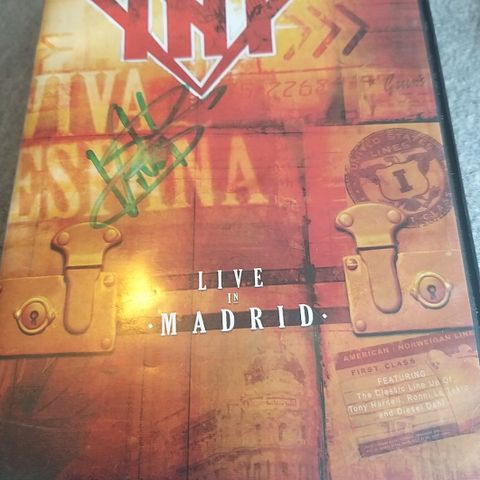 Selger TNT LIVE IN MADRID DVD+ CD m signatur