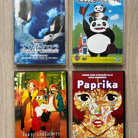 Anime filmer DVD