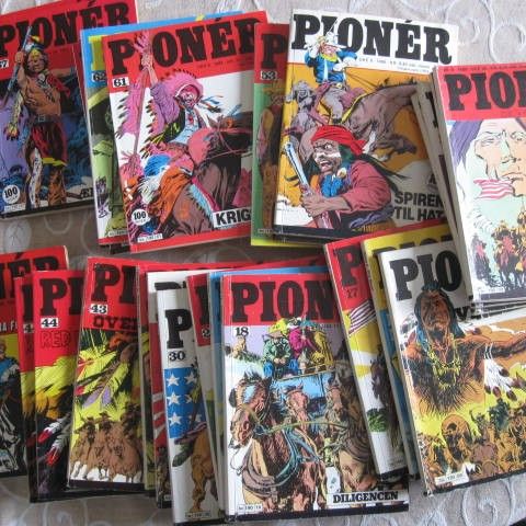 PIONER - mellom: 1980 - 1988. - 24 stk. - Se bilder!