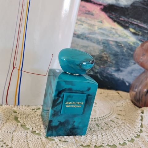 Lite brukt bleu turquoise armani prive 100ml