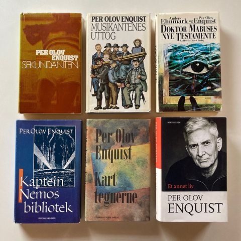 Bøker av Per Olov Enquist.