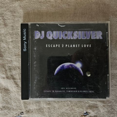 CD - DJ Quicksilver- Escape 2 planet love