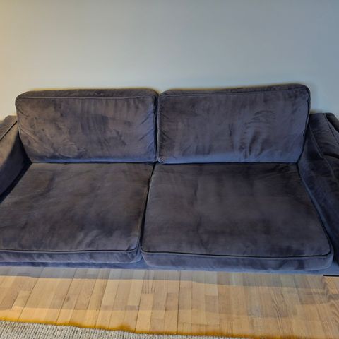 3-seter velur sofa fra Home & Cottage