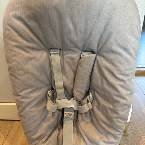 stokke stol newborn grey lekestang med ugle