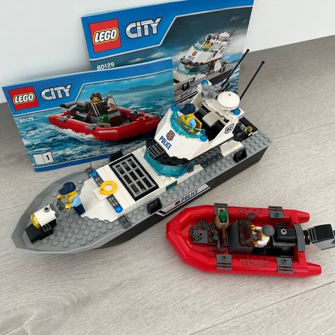 Lego City Politibåt / politi patruljebåt 60129