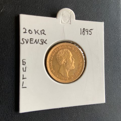 20 krone Svensk gullmynt 1895