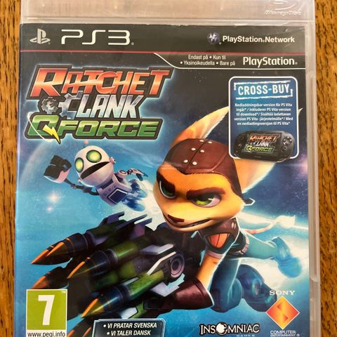 ps3 spill RATCHET & CLANK QFORCE barn