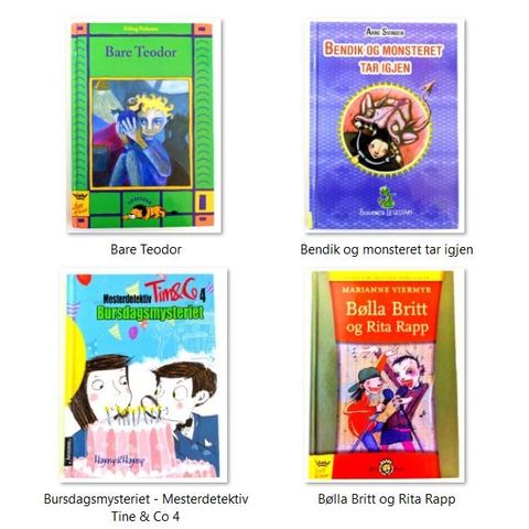 Leseløver / lettleste bøker for barn som lærer/har lært å lese