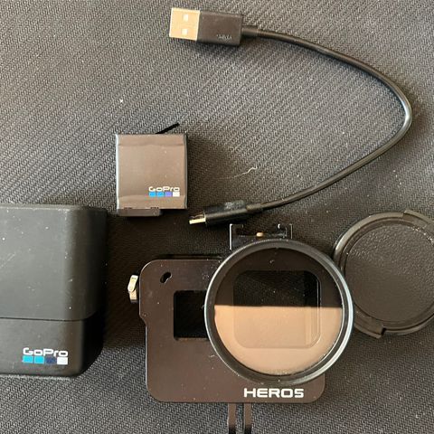 GoPro Hero 5 batteri/mlader
