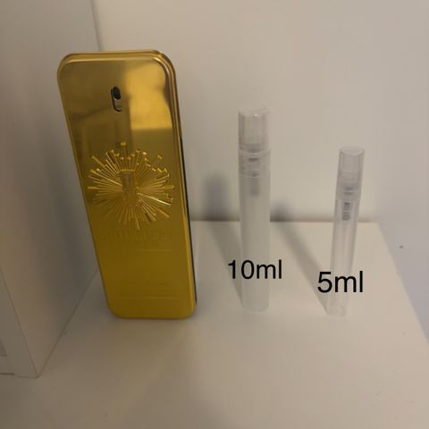 10ml og 5ml av one million parfum