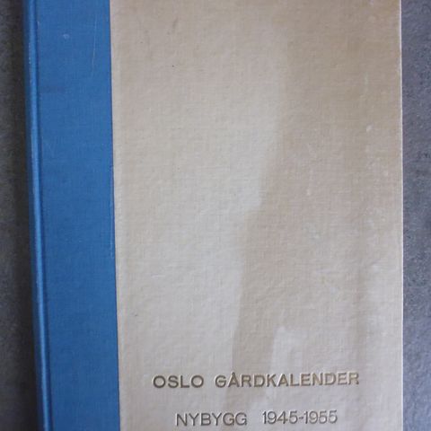 Oslo gårdkalender 1945-1955