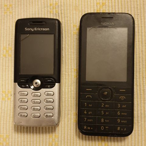 Nokia  207.1 & Sony Ericsson T610