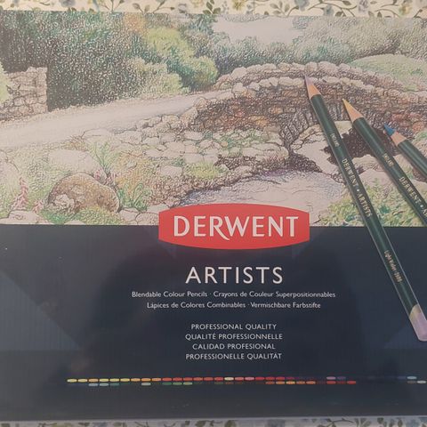 Derwent Artists fargeblyanter 72