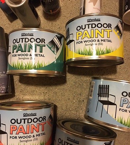 Panduro møbelmaling utendørs / outdoor paint for wood & metal, 500 ml