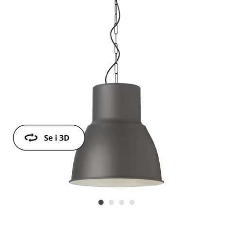 Taklampe fra IKEA.