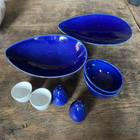 Blå eld keramikk