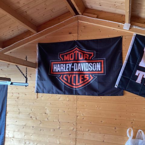 Harley Davidson Bannere/Flagg selges samlet