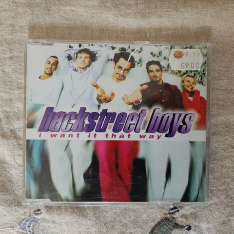 CD singel- Backstreet boys- I want it that way